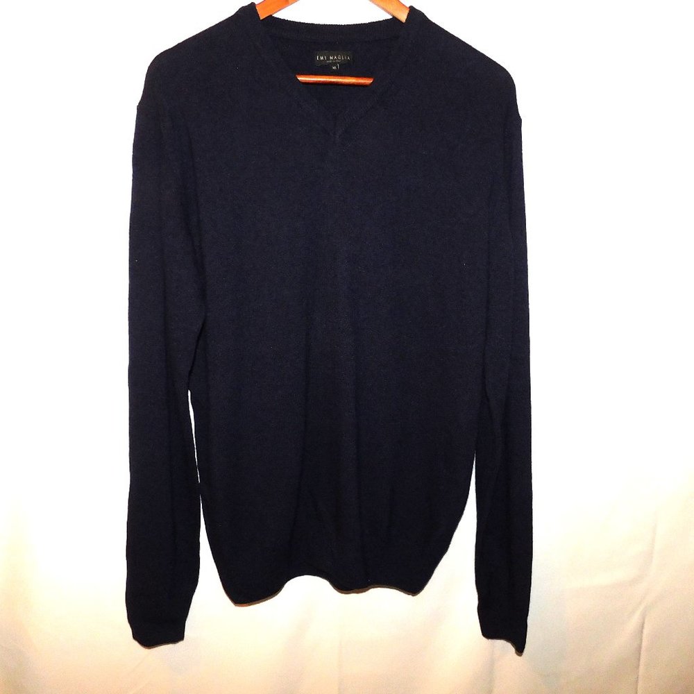 Emi Maglia Made In Italy Wool Cashmere Blend Soft Sweater Men's Size Medium